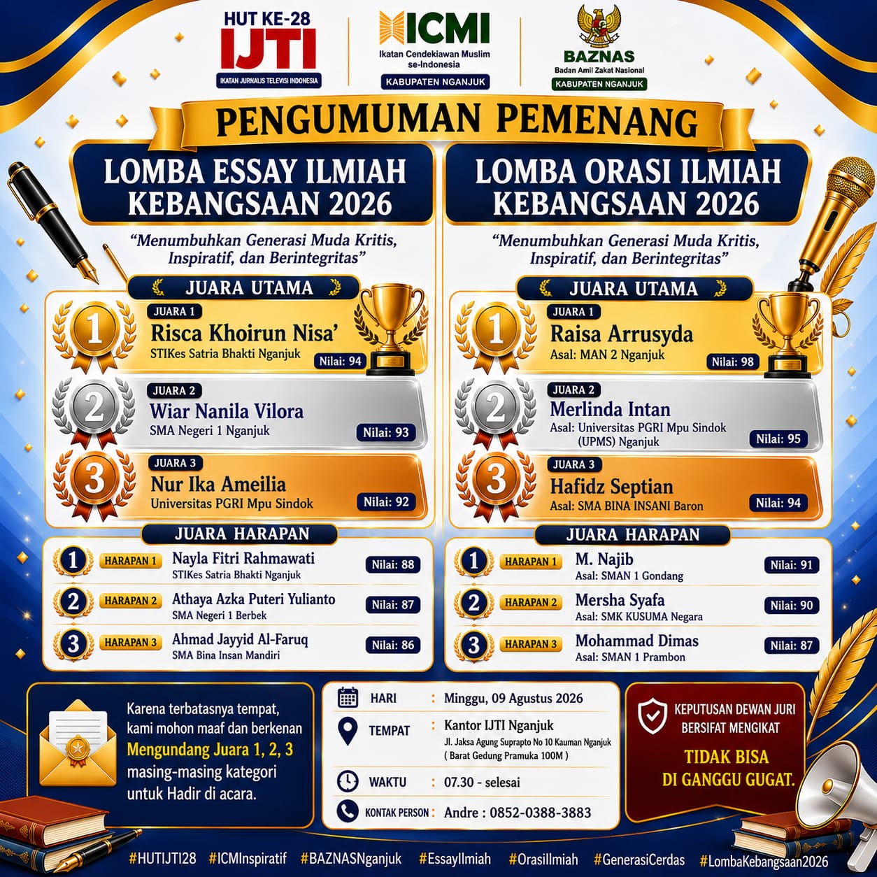 Inilah Para Pemenang Lomba Esai dan Orasi dalam rangka HUT Ke-28 IJTI IMG-20260808-WA0140.jpg